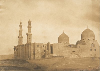 Veduta generale della Moschea e della Tomba del Sultano Bezkouk, El-Melek..., dicembre 1849-gennaio 1850 da Maxime Du Camp