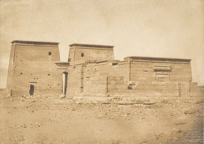 Veduta generale del Tempio di Dakkeh Pselcis, presa a nord da Maxime Du Camp