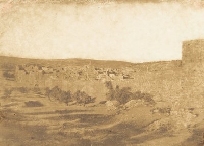 Vue prise au Nord-Ouest de Jérusalem da Maxime Du Camp