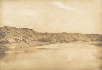 Vista presa a sud-est di Philae - Villaggio di El-Bâb da Maxime Du Camp