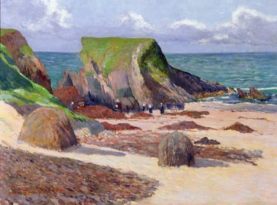 Raccolta di alghe, 1891 da Maxime Emile Louis Maufra