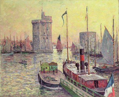 Il porto di La Rochelle da Maxime Emile Louis Maufra