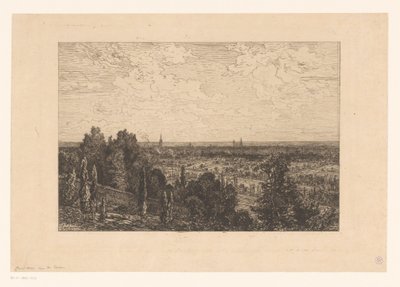 Veduta di Cenon da Maxime François Antoine Lalanne