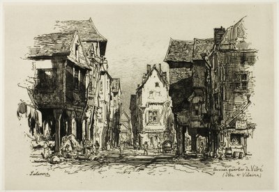 Un vecchio quartiere di Vitré, Ille-et-Vilaine da Maxime Lalanne