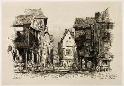 Un vecchio quartiere di Vitré, Ille-et-Vilaine da Maxime Lalanne