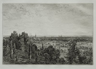 Bordeaux, vista dalla costa di Cénon da Maxime Lalanne