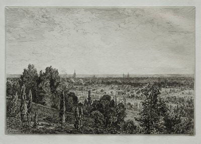 Bordeaux, vista dalla costa di Cénon da Maxime Lalanne