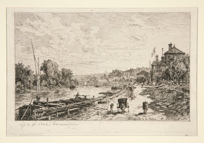 Le rive della Senna da Maxime Lalanne