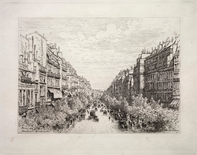 Boulevard Montmartre da Maxime Lalanne