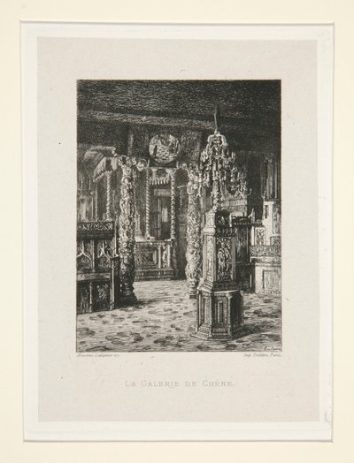 La galleria di quercia, pl. 6 dalla suite Chez Victor Hugo da Maxime Lalanne