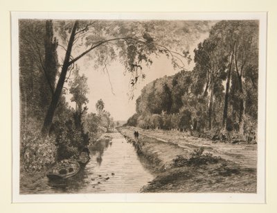 Il canale a Pont-Sainte-Maxence da Maxime Lalanne