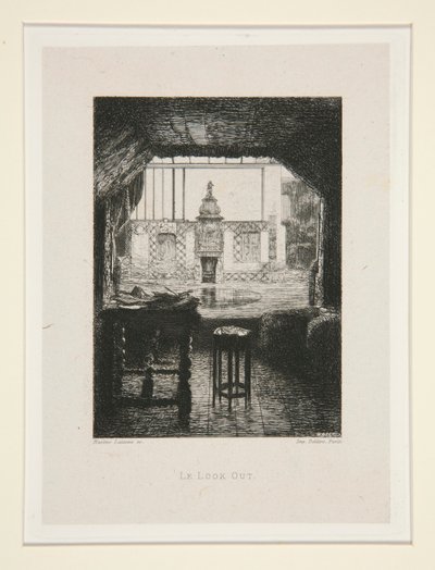 Le look out, pl. 10 dalla suite Chez Victor Hugo da Maxime Lalanne