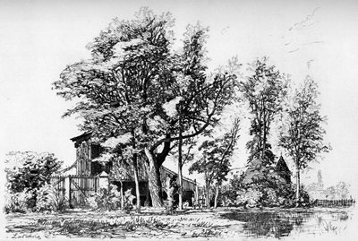 Les Acacias, c1850-1895 1924 da Maxime Lalanne