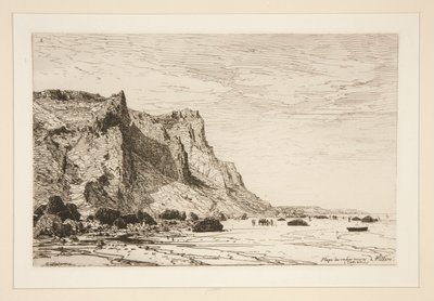 Spiaggia delle mucche nere a Villiers (Calvados) da Maxime Lalanne