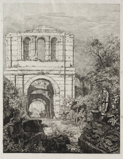 Rovine del Palazzo Lallien da Maxime Lalanne