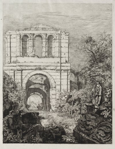 Rovine del Palais Gallien a Bordeaux da Maxime Lalanne