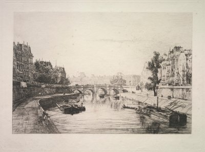 Vista dal ponte di St. Michel da Maxime Lalanne