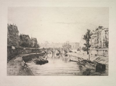 Vista dal Ponte di San Michele da Maxime Lalanne
