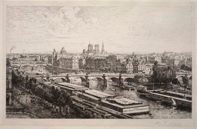 Vista dal Louvre, 1882 da Maxime Lalanne