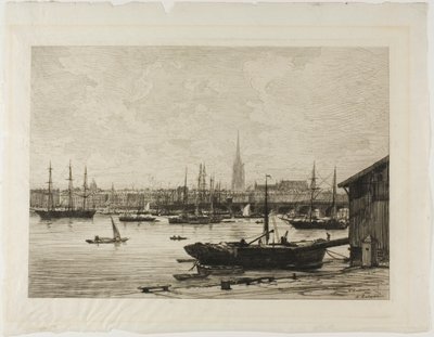 Veduta di Bordeaux da Maxime Lalanne