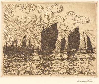 Ritorno delle barche da Maxime Maufra