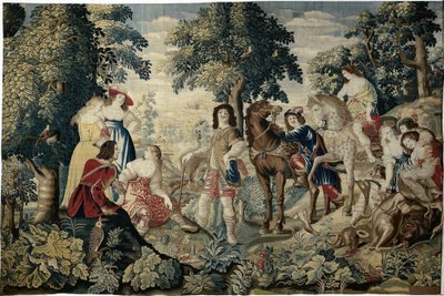 Riposo nel bosco da Maximiliaan van der Gucht
