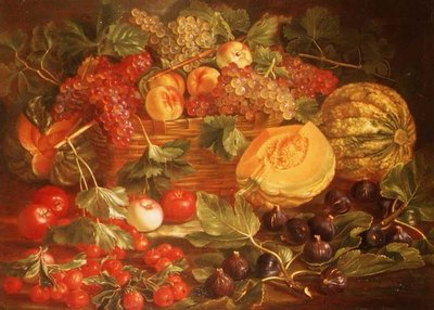 Natura morta con frutta da Maximilian Pfeiler or Pfeiller