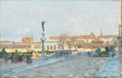 Vista di Vienna dalla porta esterna del castello da Maximilian Suppantschitsch
