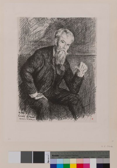 A Henri Edmond Cross: [Ritratto di Henri-Edmond Cross] da Maximilien Luce