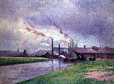 Lungo il fiume da Maximilien Luce