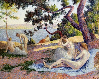 Bagnanti a Saint-Tropez, 1892 da Maximilien Luce