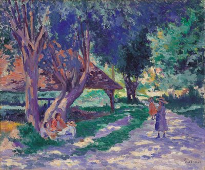 Bessy, Yonne, il Sentiero Ombreggiato da Maximilien Luce
