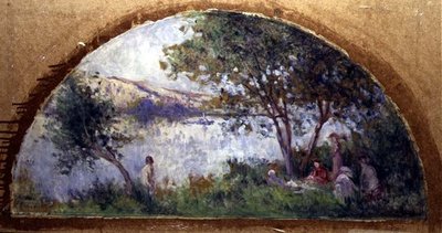 Vicino al lago da Maximilien Luce