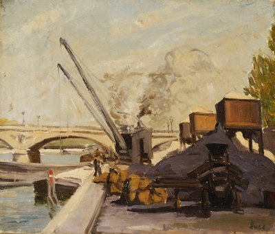 Gru sulla Senna da Maximilien Luce