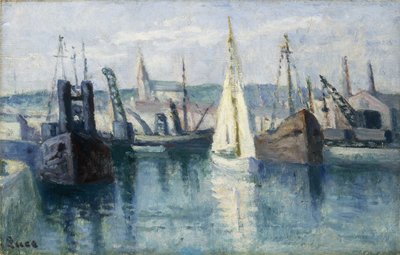 Dieppe, un bacino da Maximilien Luce