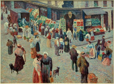 Drogheria, Rue des Abbesses da Maximilien Luce