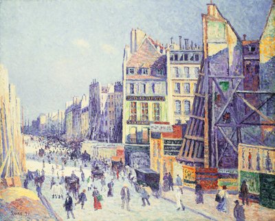 La Rue Réaumur, 1897 da Maximilien Luce