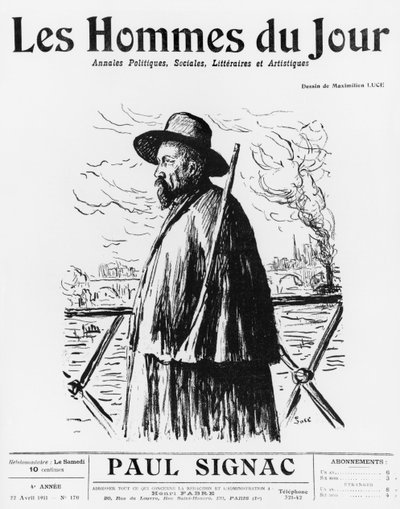 Paul Signac, illustrazione di copertina da 