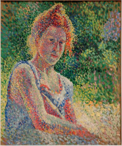 Ritratto di giovane donna da Maximilien Luce