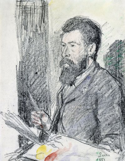 Ritratto di Georges Seurat da Maximilien Luce