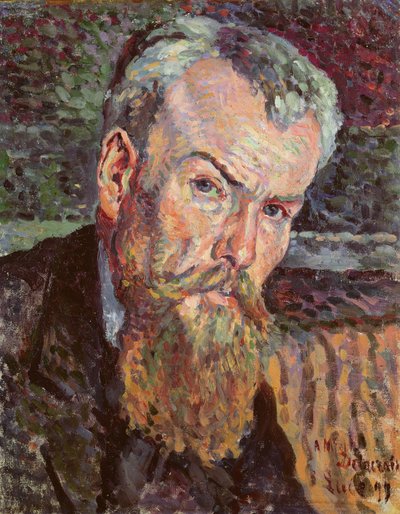 Ritratto di Henri Edmond Cross (1856-1910) 1898 (dettaglio) da Maximilien Luce