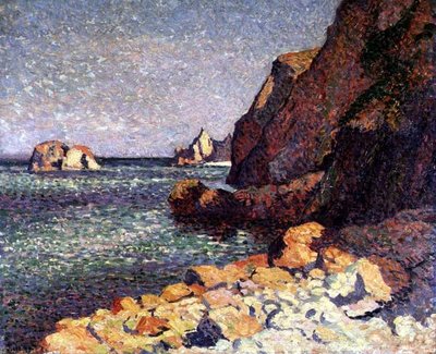Mare e rocce, Agay da Maximilien Luce