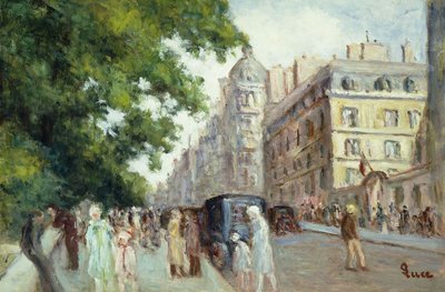 Scena di strada a Parigi, 1935-37 da Maximilien Luce