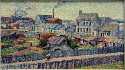 Terreno a Montmartre, Rue Championnet da Maximilien Luce