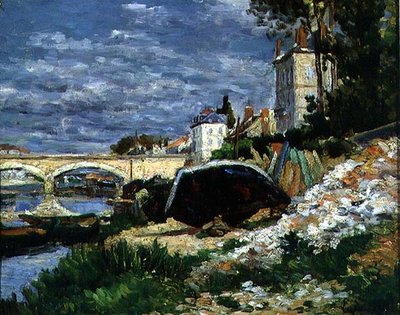 Le rive del fiume da Maximilien Luce