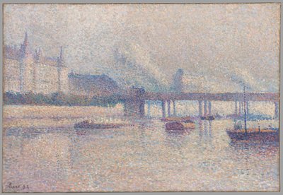 Le rive della Senna a Parigi da Maximilien Luce
