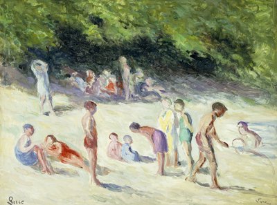 I bagnanti di Mericourt, 1935 da Maximilien Luce
