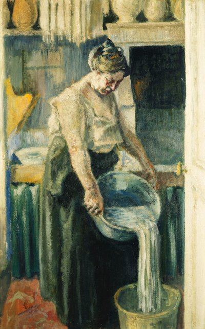 La lavandaia da Maximilien Luce