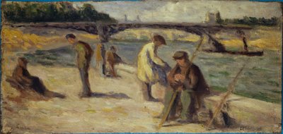 Il Quai Malaquais, prima del 1936 da Maximilien Luce
