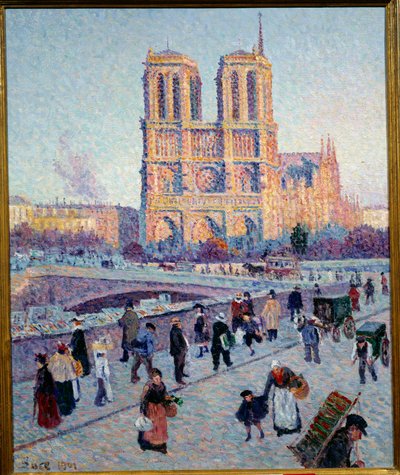 Il Quai Saint Michel e Notre Dame da Maximilien Luce